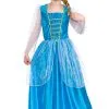 Ice Blue Princess Girls Costume 1 Ice Blue Princess Girls Costume -Hot Sale Cosyumes Store lrgscaleEG 3618