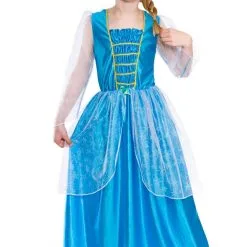 Ice Blue Princess Girls Costume