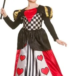 Deluxe Queen Of Hearts Kids Costume