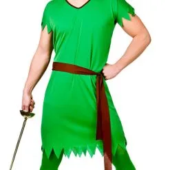 Mens Lost Boy, Elf, Robin Hood Costume