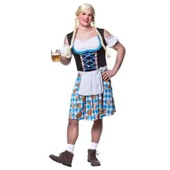 Mens Bavarian Beer Girl Costume