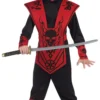 Child Skull Lord Ninja Costume -Hot Sale Cosyumes Store lrgscaleFW 110092 red