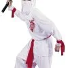 Boys Deluxe White Ninja Costume -Hot Sale Cosyumes Store lrgscaleFW 8708