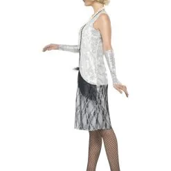 Silver Flapper Fancy Dress -Hot Sale Cosyumes Store lrgscaleFlapper 3 1