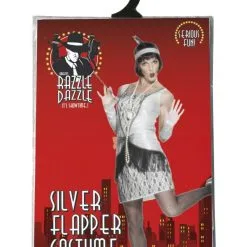 Silver Flapper Fancy Dress -Hot Sale Cosyumes Store lrgscaleFlapper 5 1