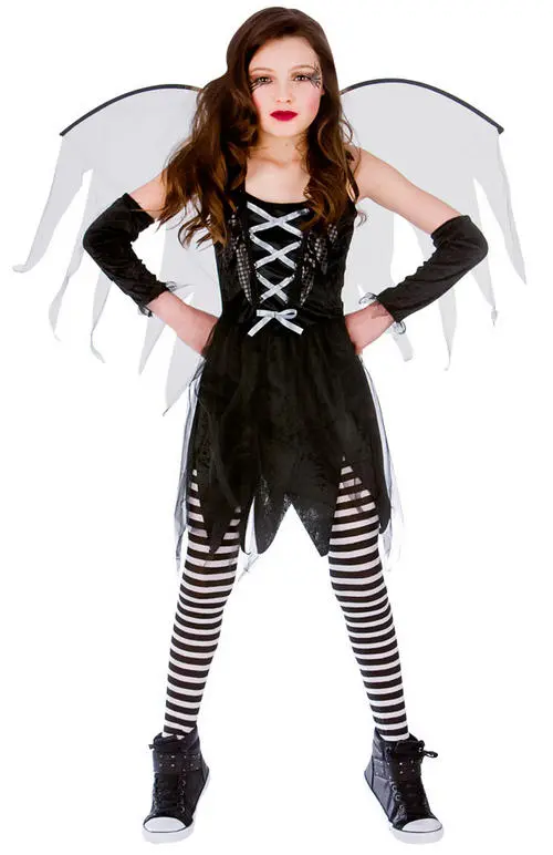Girls Scary Fairy Costume 4 Girls Scary Fairy Costume - Image 2