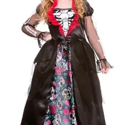 Deluxe Day Of The Dead Girls Costume