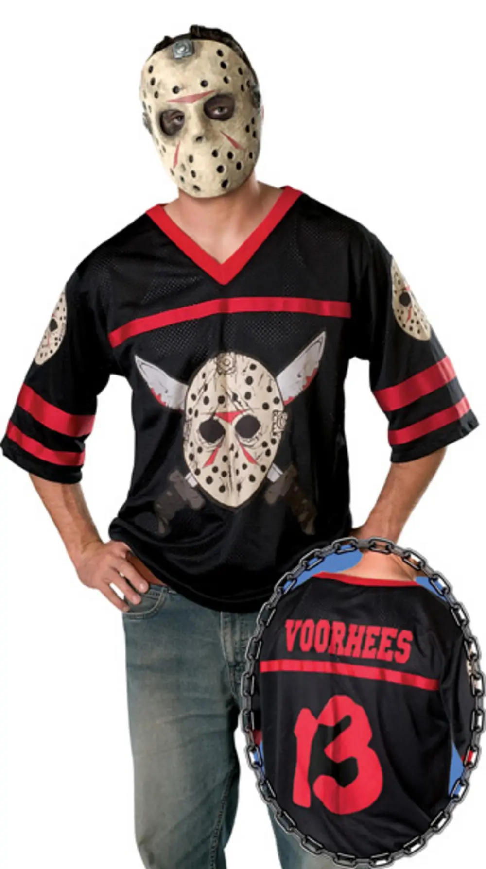 Friday The 13th Jason Hockey Jersey & Mask Set 3 Friday The 13th Jason Hockey Jersey & Mask Set
