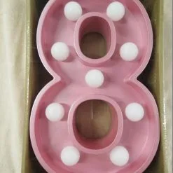 LED Light Up Letters - Pink -Hot Sale Cosyumes Store lrgscalePink208