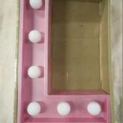 LED Light Up Letters - Pink -Hot Sale Cosyumes Store lrgscalePink20L