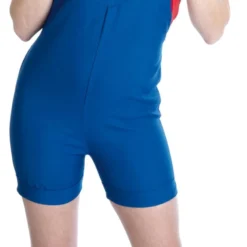 Red Plumbers 80s Costume