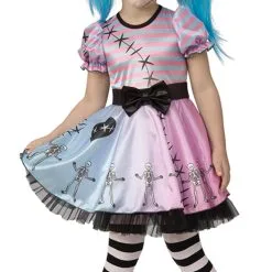 Little Blue Skelly Girls Costume