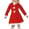 Kids Miss Santa Girl Christmas Costume