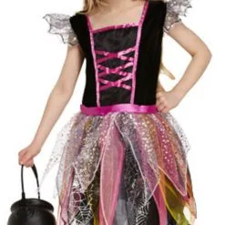 Pink Sparkle Witch Girls Costume