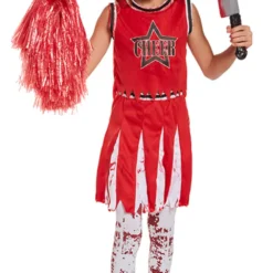 Zombie Cheerleader Girls Costume