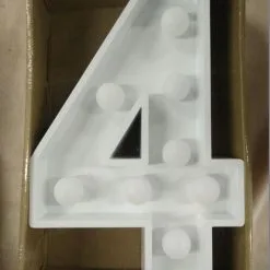 LED Light Up Letters - White -Hot Sale Cosyumes Store lrgscaleWhite204