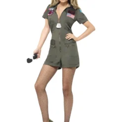 Top Gun Aviator Playsuit Costume