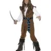 Caribbean Pirate Man Costume -Hot Sale Cosyumes Store lrgscalecaribbeanpiratemalebrown