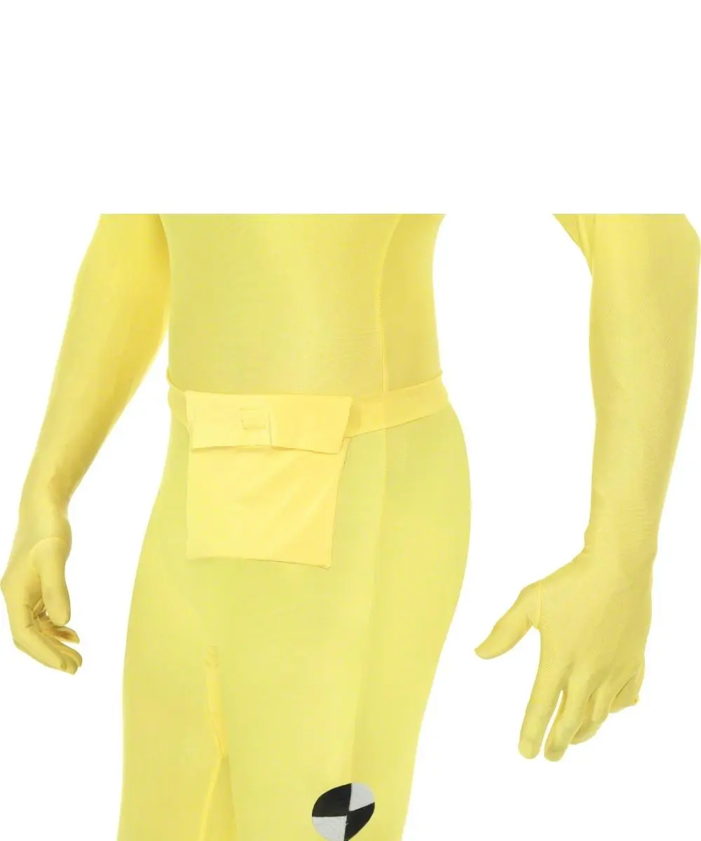 Yellow Crash Dummy Second Skin Suit Costume 7 Yellow Crash Dummy Second Skin Suit Costume - Image 5