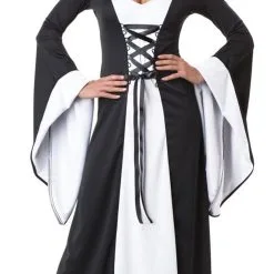 Black And White Hooded Costume