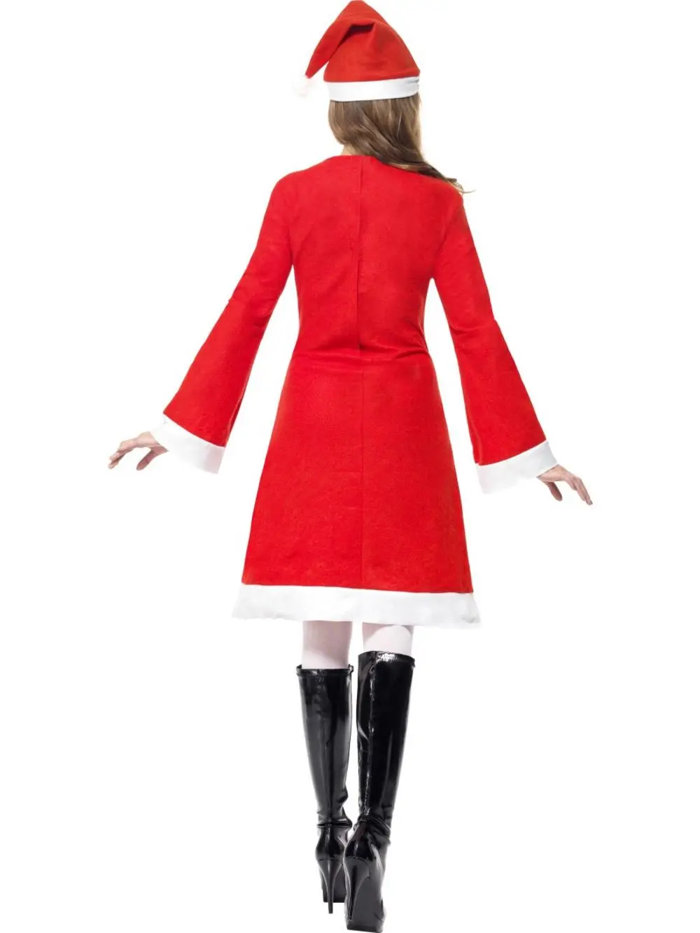 Economy Miss Santa Costume 5 Economy Miss Santa Costume - Image 3