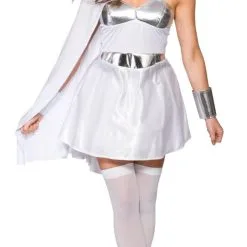 White Hot Superhero Ladies Costume