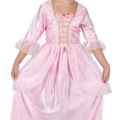 Girls Pretty Pink Princess Costume