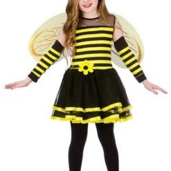 Girls Bumblebee Costume -Hot Sale Cosyumes Store lrgscaleeg 3594