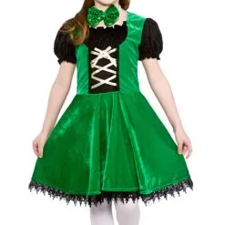 Deluxe Leprechaun Girls Costume