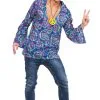 Funky Hippie Shirt Mens Costume -Hot Sale Cosyumes Store lrgscaleem3224