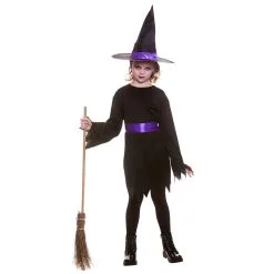 Girls Midnight Witch Halloween Costume