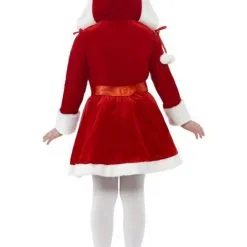 Kids Miss Santa Christmas Fancy Dress Costume -Hot Sale Cosyumes Store lrgscalelittle miss santa back