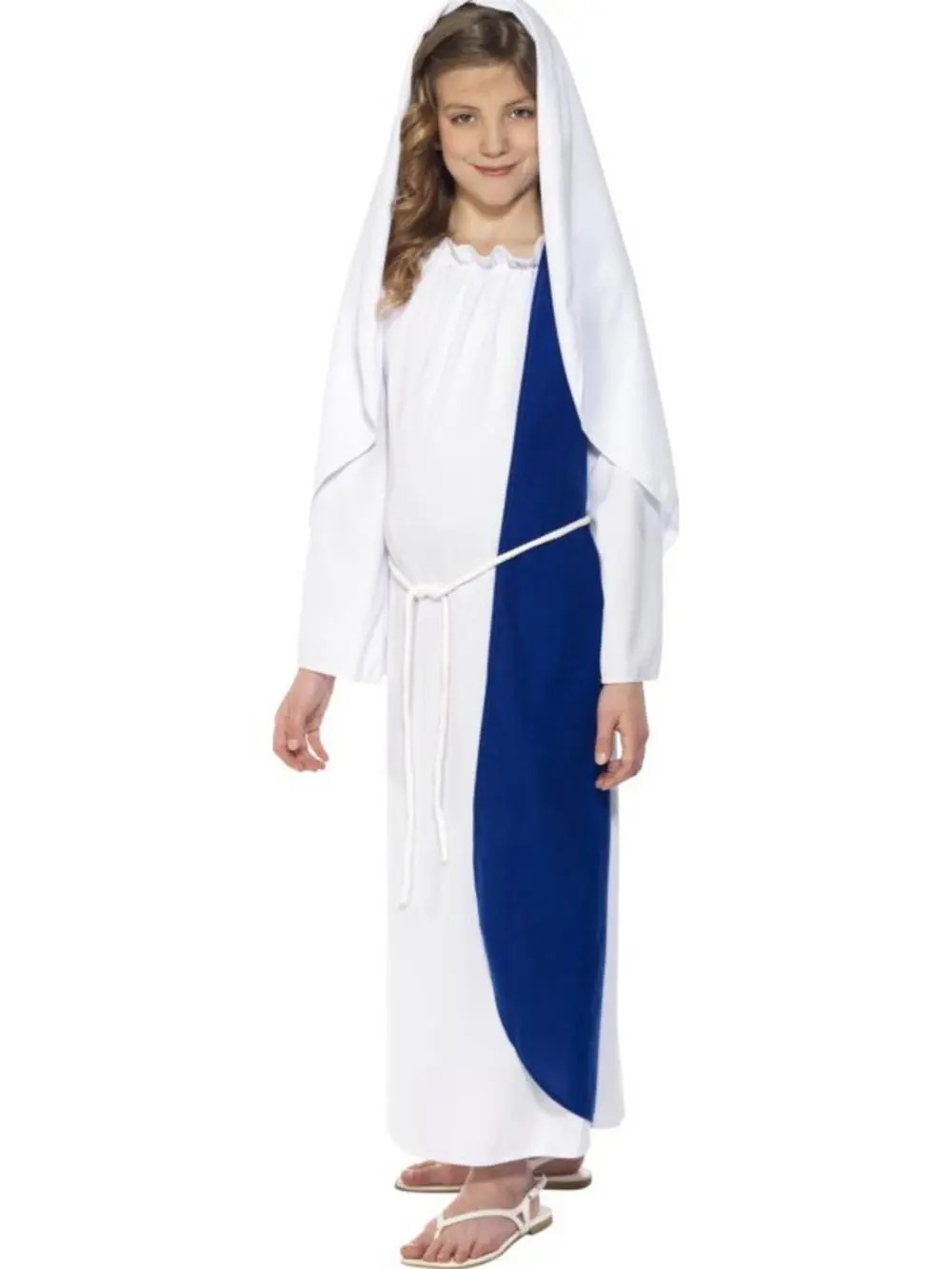 Girls Mary Christmas Costume 3 Girls Mary Christmas Costume