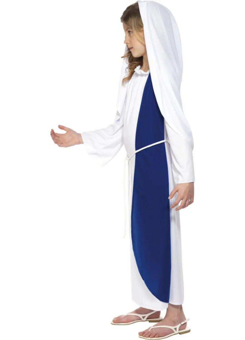 Girls Mary Christmas Costume 4 Girls Mary Christmas Costume - Image 2