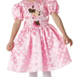 Girls Disney Minnie Mouse Pink Dress Costume