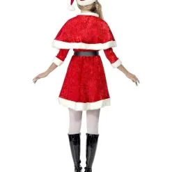 Deluxe Miss Santa Christmas Costume 7 Deluxe Miss Santa Christmas Costume -Hot Sale Cosyumes Store lrgscalemiss santa ladies back