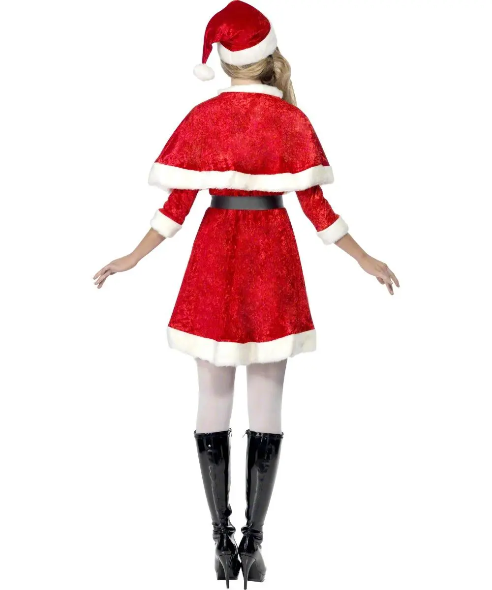 Deluxe Miss Santa Christmas Costume 5 Deluxe Miss Santa Christmas Costume - Image 3