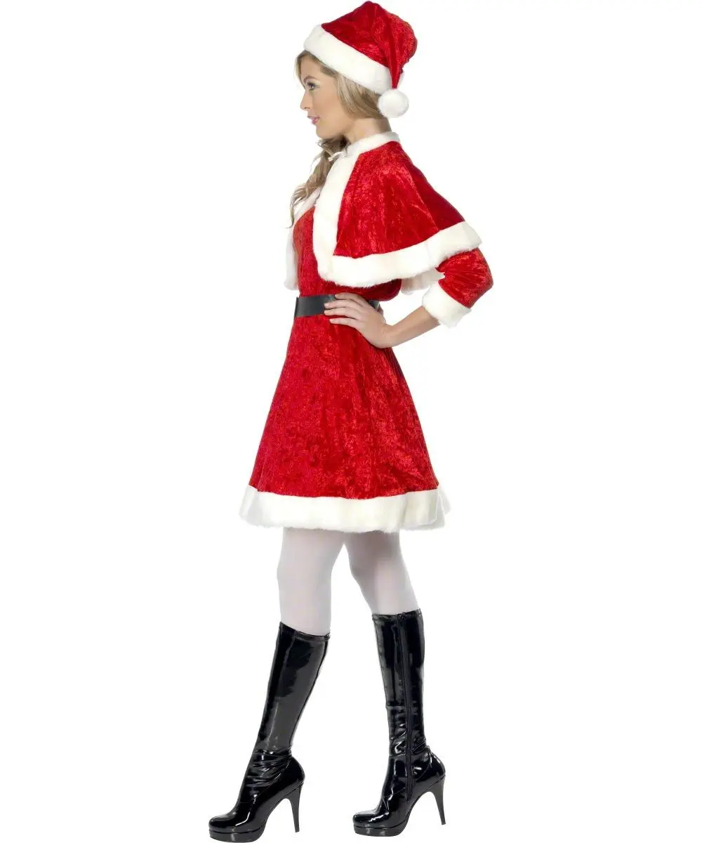 Deluxe Miss Santa Christmas Costume 4 Deluxe Miss Santa Christmas Costume - Image 2