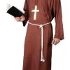 Monk Of The Abbey Brown Costume -Hot Sale Cosyumes Store lrgscalemonkey of abbey costume