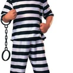 Boys Prisoner Fancy Dress Costume