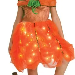 Girls Twinkle Pumpkin Princess Halloween Costume