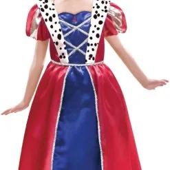 Queen Dress And Crown Costume Set