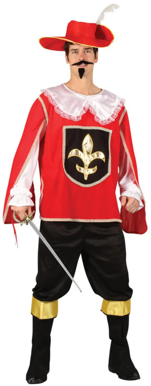 Red Musketeer Costume 3 Red Musketeer Costume