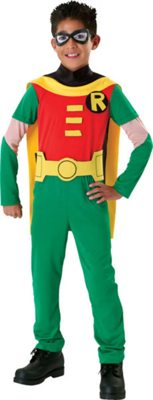 Boys Robin Teen Titans Costume 3 Boys Robin Teen Titans Costume