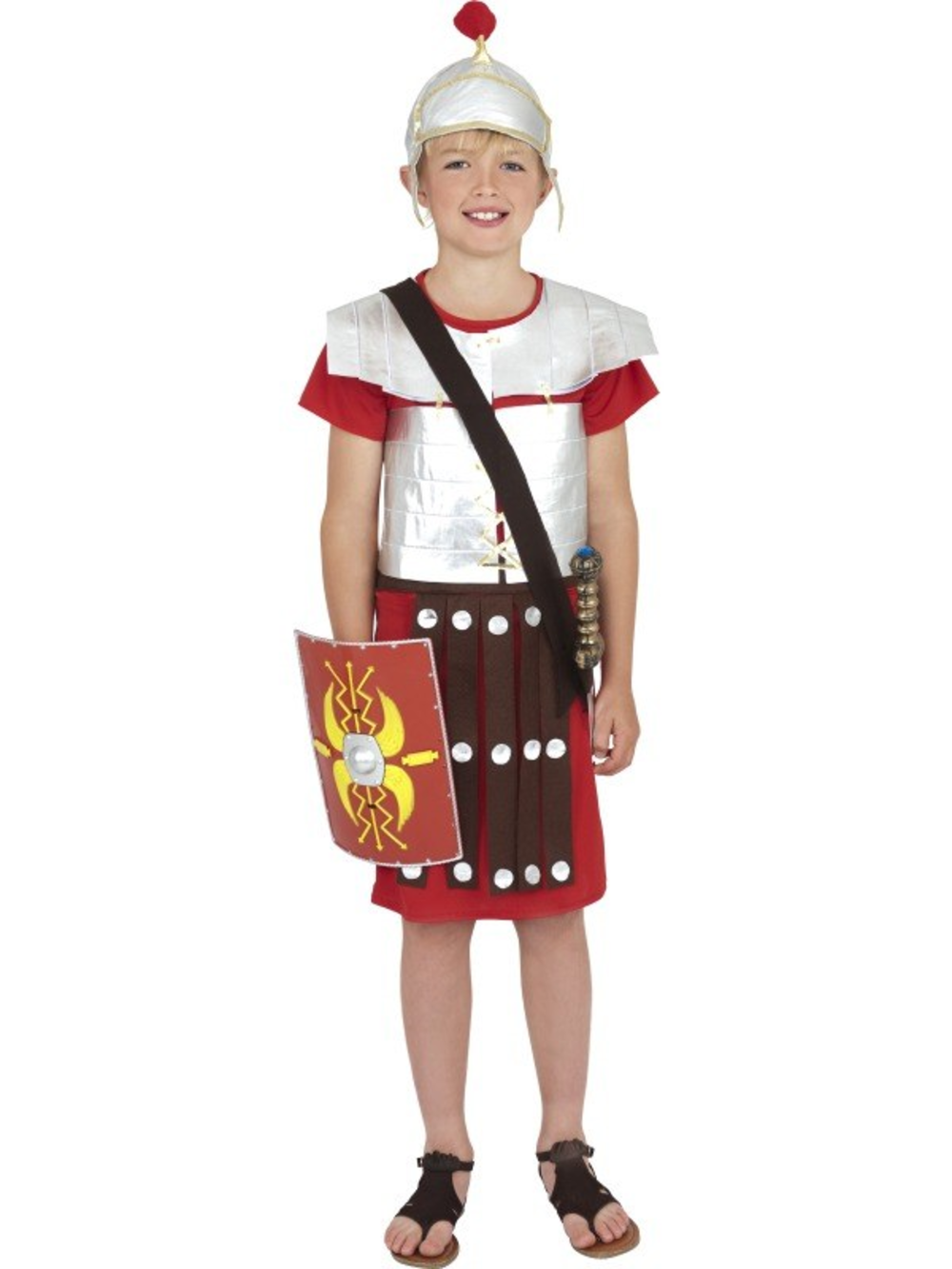 Roman Soldier Boys Fancy Dress Costume 3 Roman Soldier Boys Fancy Dress Costume