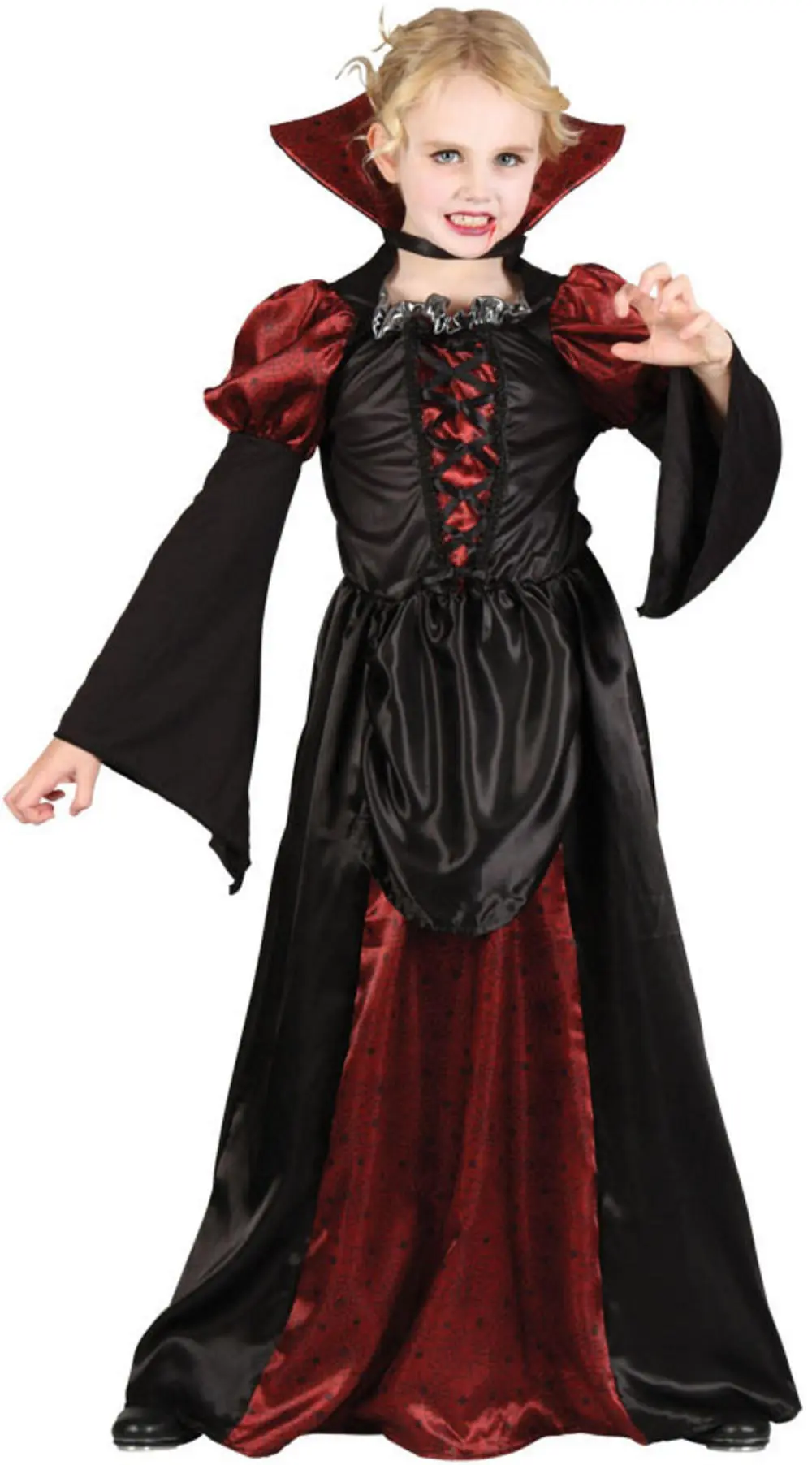 Girls' Scary Vampiress Costume 3 Girls' Scary Vampiress Costume