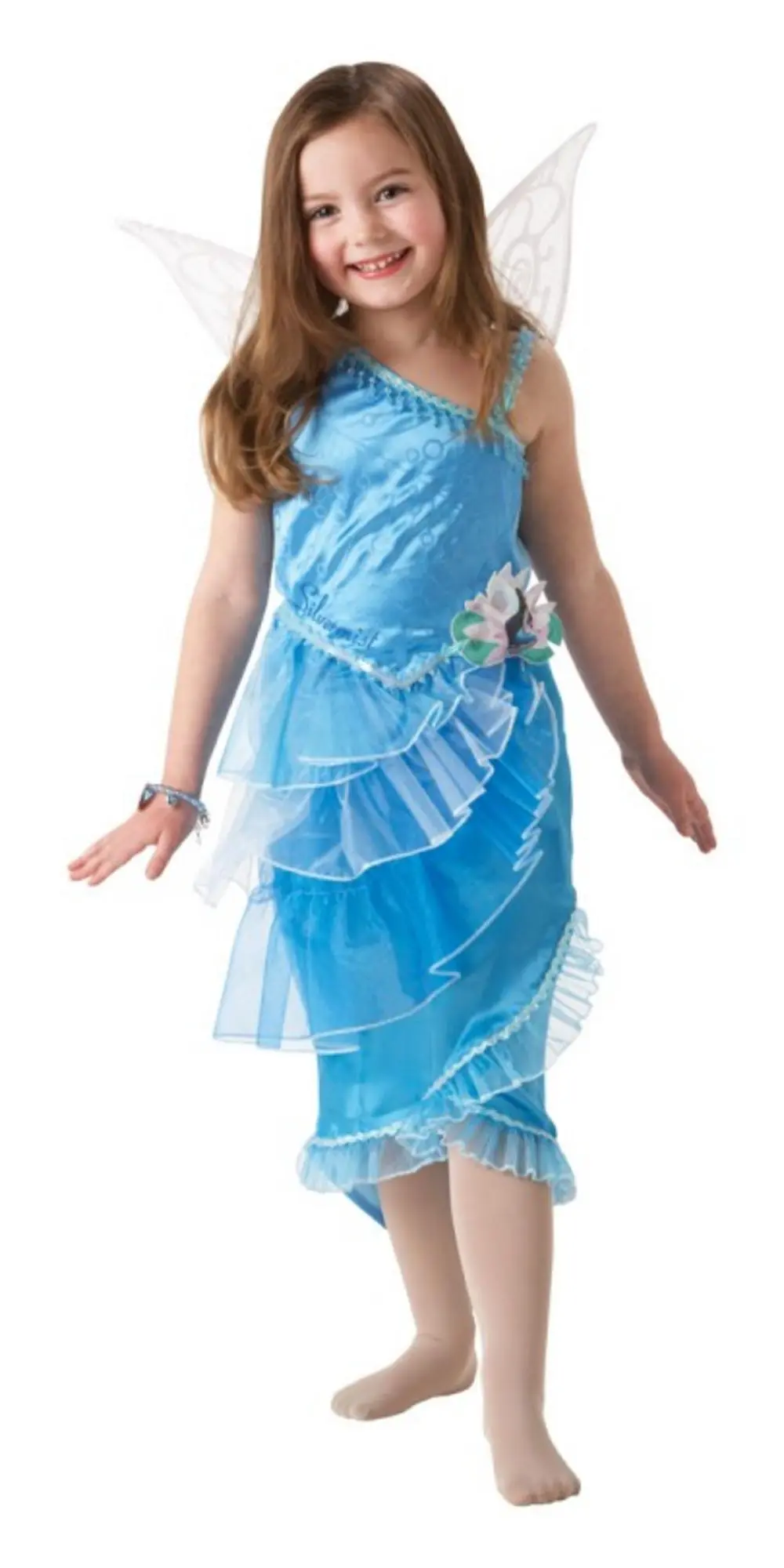 Girls Silver Mist Fairy Disney Costume 3 Girls Silver Mist Fairy Disney Costume
