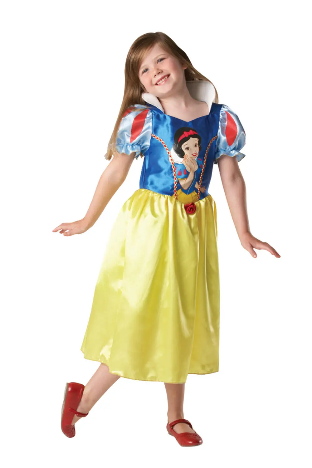 Girls Officially Licensed Classic Disney Snow White Princess Costume 3 Girls Officially Licensed Classic Disney Snow White Princess Costume