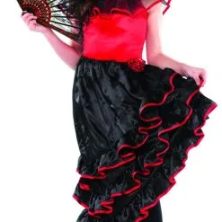 Girls Spanish Flamenco Dancer Costume