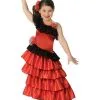 Girls Red Spanish Senorita Costume -Hot Sale Cosyumes Store lrgscalespanishprincessred